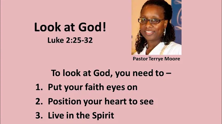 Pastor Terrye Moore Look at God 12 17 2017