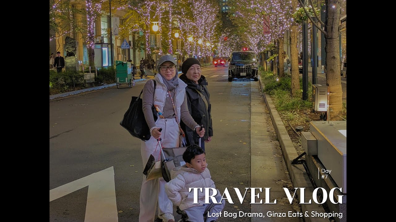 Day 7 - From Edogawa to Sumida City, Lost Bag Drama, Ginza Eats & F1 Shopping