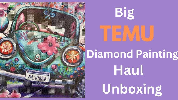 TEMU Diamond Painting Haul #temu #diamondpainting 