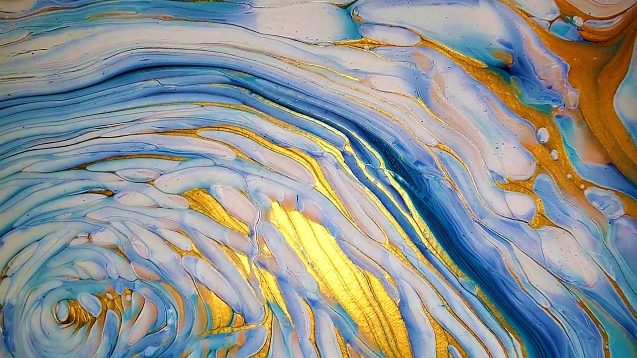 10 TREE RING POURS! ACRYLIC POUR PAINTINGS FLUID ART - YouTube