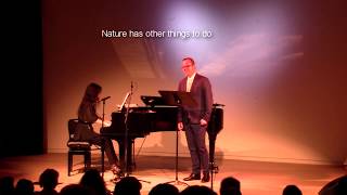 The waking (v.Th. Roethke)by Radu Palade -Simon Chaussé, baritone, Dana A. Nigrim, piano