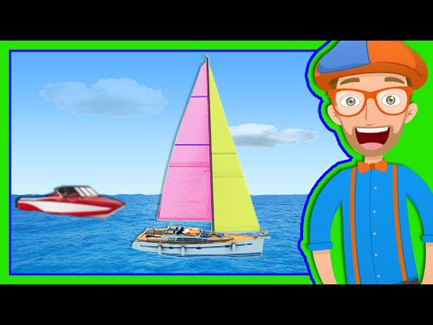 Boats for Preschoolers | The Blippi Boat Song