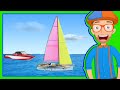 Boats for preschoolers  the blippi boat song