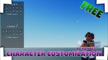 Character Customization System Free Model | Roblox Studio, Giveaway, Free Model