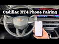 How To Pair Phone With 2024 CADILLAC XT4 Bluetooth - Sync iPhone CarPlay Connect Android Pairing