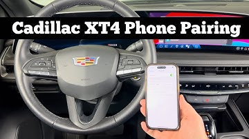 How To Pair Phone With 2024 CADILLAC XT4 Bluetooth - Sync iPhone CarPlay Connect Android Pairing