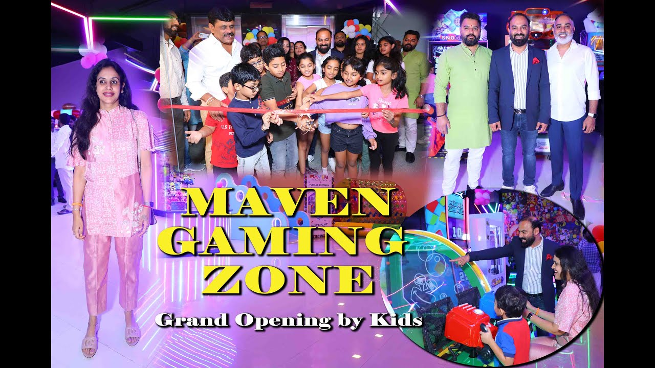 MAVEN GAMING ZONE Grand Opening  Founder & Chairman Tulla Vijayender Goud  at Narsingi