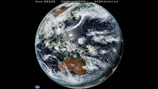Beautiful frontal cloud over western North Pacific/Rise of frontal clouds from continent 31 May 2025