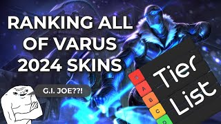 Ranking EVERY Varus (G.I. Joe) Skin 2024 in League of Legends #tierlist #ranked