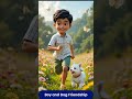 A Boy And His Dog A Heartwarming Friendship In 60 Seconds Shortvideo Animatedcartoon 