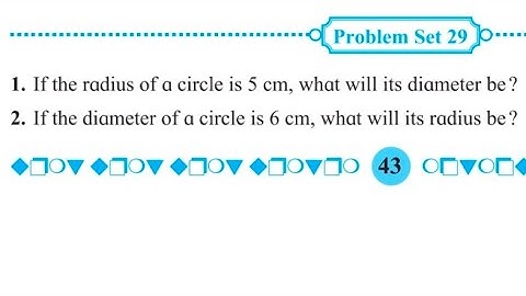 Mathematics Standard 5.Class 5. Problem set 29 . Topic Circles #mathematics #education #circle #the