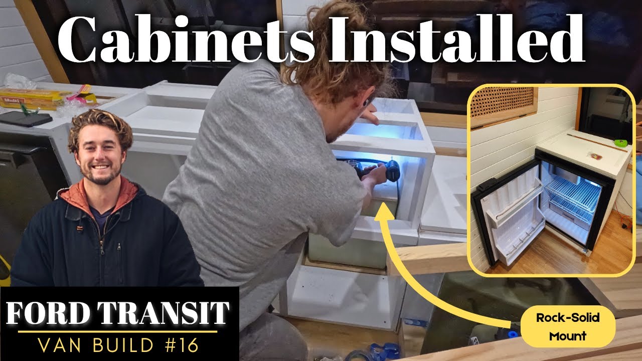Как сделать шкафы для кемпервэна, часть 2: сборка и установка | Сборка фургона Ford Transit №16