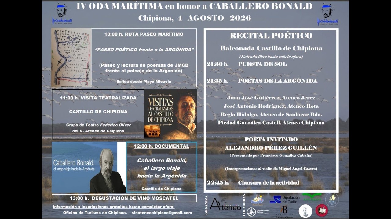 Arte-Facto. Oda marítima de Nuevo Ateneo dedicada a Caballero Bonald