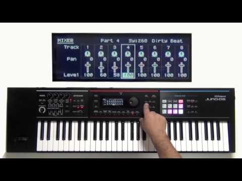 Roland Juno-DS - How to create a Pattern Sequence