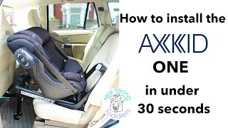 How to install the Axkid One Car Seat in under 30 seconds