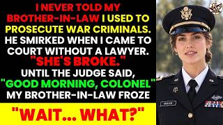 SHE CAN'T EVEN AFFORD A LAWYER My Brother-In-Law Mocked Me in Court — Until the Judge Said...