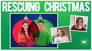 Rachael Leigh Cook and Sarah Montana RESCUING CHRISTMAS Hallmark Writer/Actress Interview