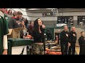 Brazilian exchange student wows crowd with National Anthem before Reeths-Puffer basketball game
