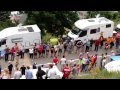 Tdf alpe dhuez fan gets tripped chasing tejay van garderen  le trip original