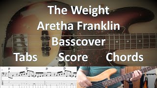 Aretha Franklin The Weight. Bass Cover Tabs Score Notation Chords Transcription Bass: Jerry Jemmott