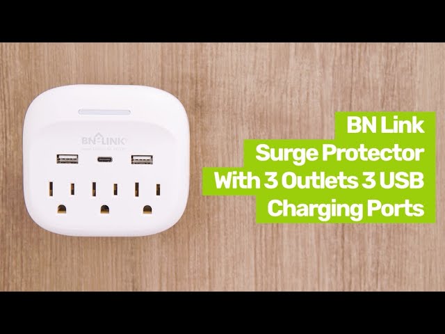 BN-LINK Surge Protector With 8 Outlets E Timer - BN-LINK