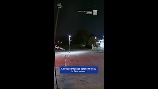 Fireball Lights Up The Sky