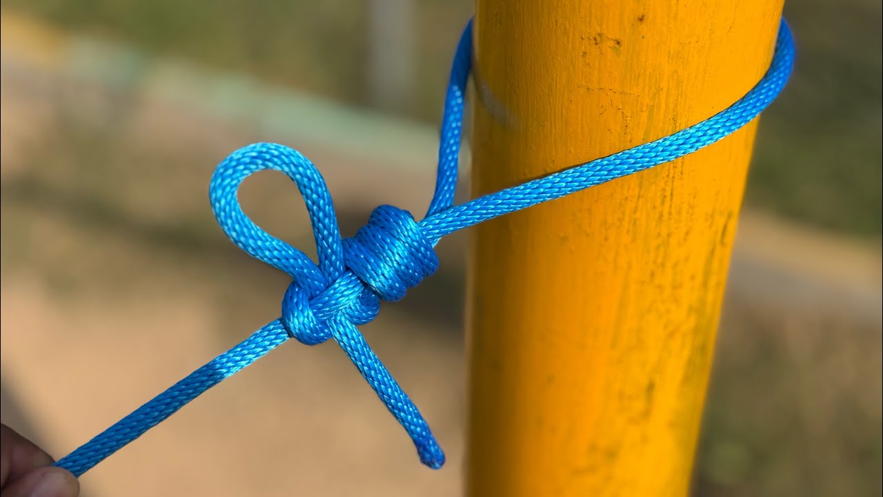 2 Simple And Practical Basic Knots ! - YouTube