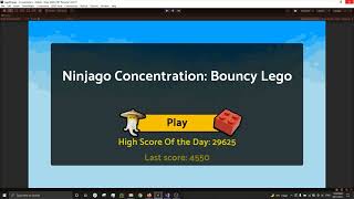 Unity 20201 Lego Ninjago One Button Game Challenge screenshot 5