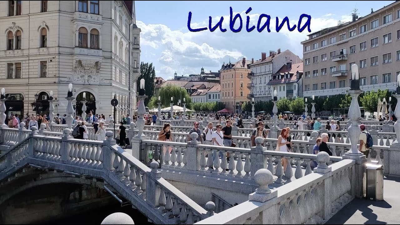Lubiana e il suo triplo ponte