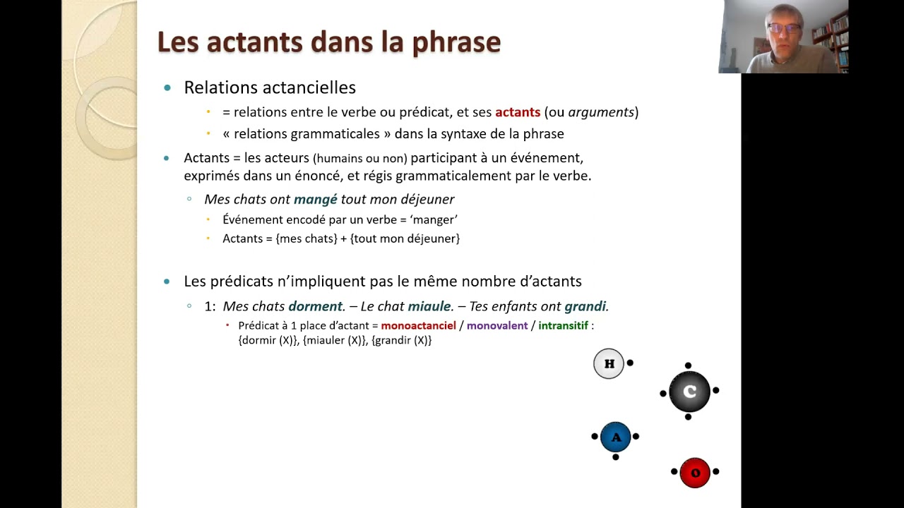 A. François – [#T2] Relations actancielles – cours de Typologie linguistique