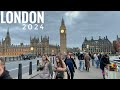 London city streets tour 2024  4kr virtual walking tour around the city london summer walk 2024