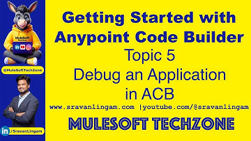 Debugging your Mule Application using Anypoint Code Builder #ACB   @sravanlingam  #mule4 #mulesoft