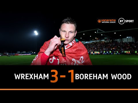 Wrexham V Boreham Wood | Paul Mullin's Double Sends Wrexham Up As National League Champions
