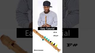 How to Play the 50 Cent   Candy Shop   Recorder Flute in Easy Steps #Shorts