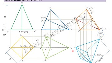PROBLEM ON SQUARE PYRAMID Slant Edge and Slant Triangle FACES