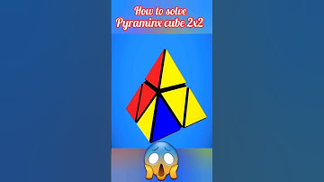 How to solve pyraminx 2x2 😱 #pyraminx#2x2pyraminx #cubesolve#viral#trending#shorts #rubikcube#cuber