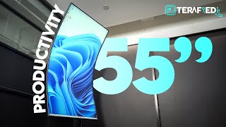 Samsung Odyssey Ark Review  55Inches Of Productivity