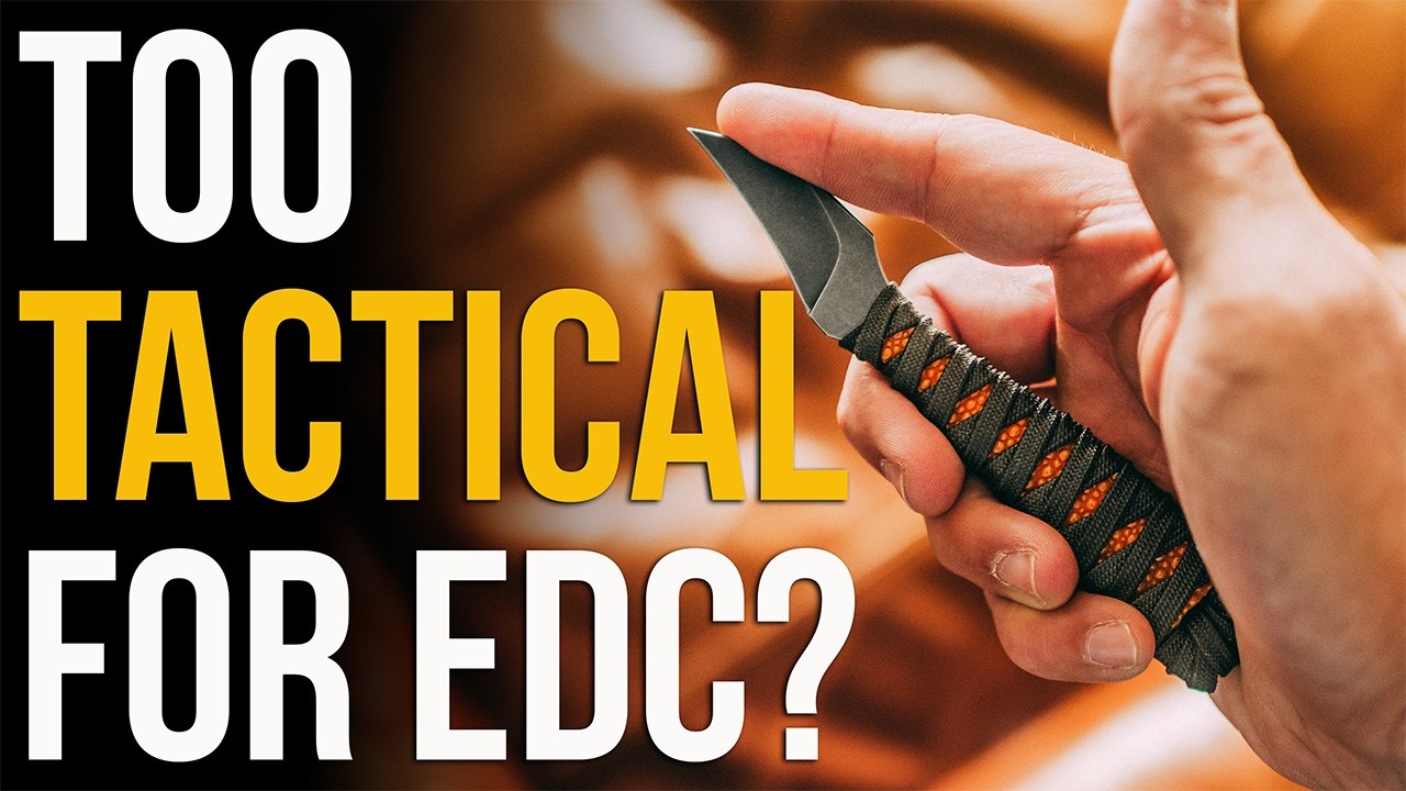 Когда EDC-нож с фиксированным клинком становится слишком тактическим?