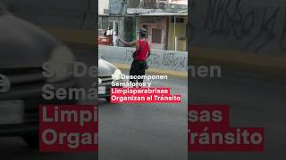Se descomponen semáforos y limpiaparabrisas organizan el tránsito en Nuevo León #nmas #shorts