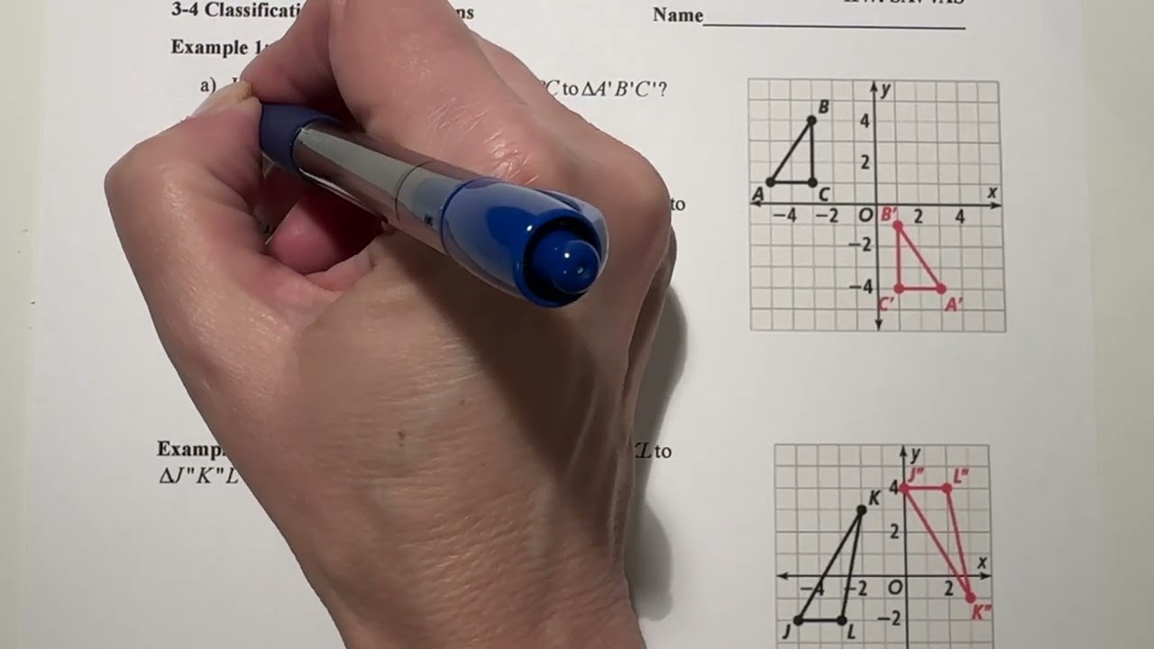 3-4 Classifications of Rigid Motion