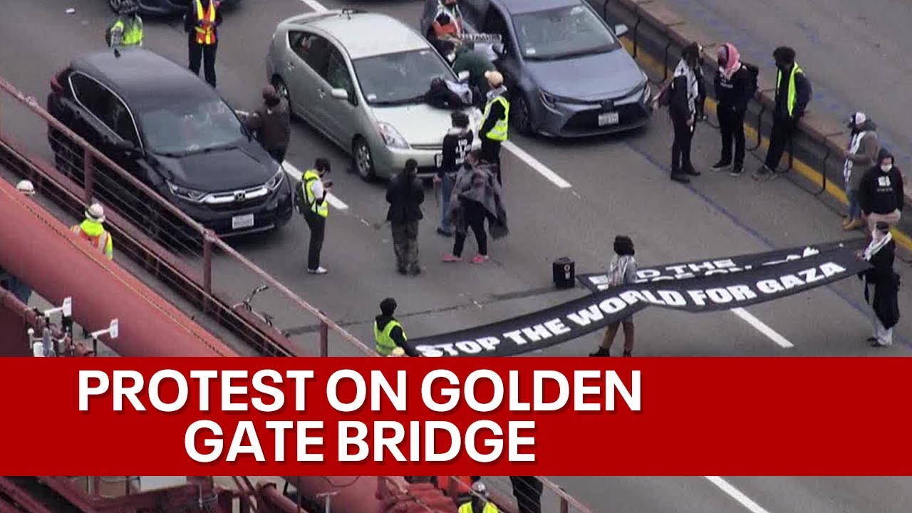 'Free Palestine' protesters block part of I-880 in Oakland, Golden ...
