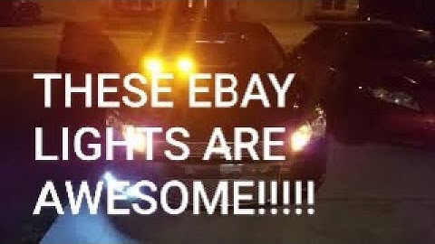 Ebay Emergency lights at Night