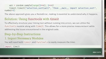 How to Use timeit for Measuring Function Runtimes in Python