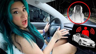 GHOST Hunting in A TESLA at A Cemetery by Mackenzie Marie 47,375 views 2 months ago 12 minutes, 12 seconds