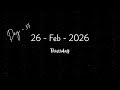 Daily Date Display