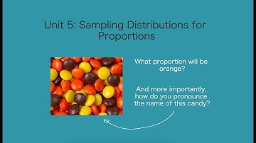 Unit 5: Sampling Distributions for Proportions