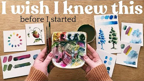 5 things I wish I knew before I started watercolor thumbnail