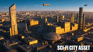 Sci-Fi Modular City 3D model
