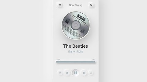 Player | Audio Player | Using Html Css | UI Design