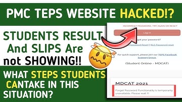 TEPS WEBSITE HACKED || WHAT STEPS STUDENTS CAN TAKE ??